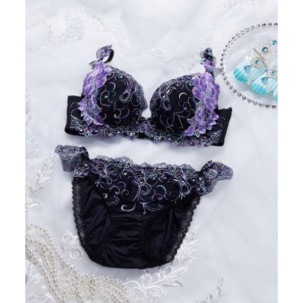 ブラジャー ショーツセット 「しっかり美胸ブラ」すっきりブラが脇高仕様に！デザイン豊富！ワイヤーブラ...