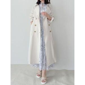 トレンチコート コート ベーシックトレンチコート レディース