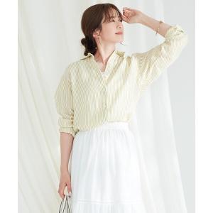 「23区」 長袖シャツ 44 イエロー WOMEN