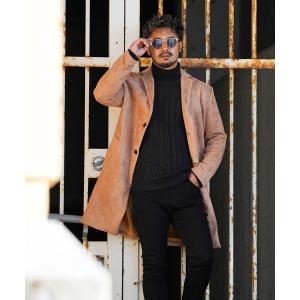 Iroquois（イロコイ） チェスターコート 2 キャメル メンズ : ZOZOTOWN