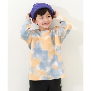 tシャツ タイダイプリント長袖Tシャツ キッズ 子供服 男の子