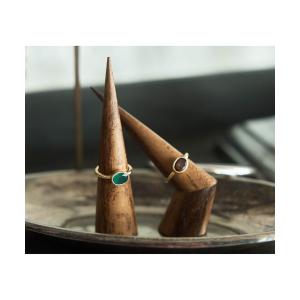 18KGDP ミニオーバルストーンリングの買取情報