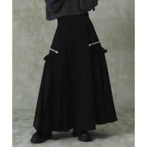 スカート レディース Zip volume skirt