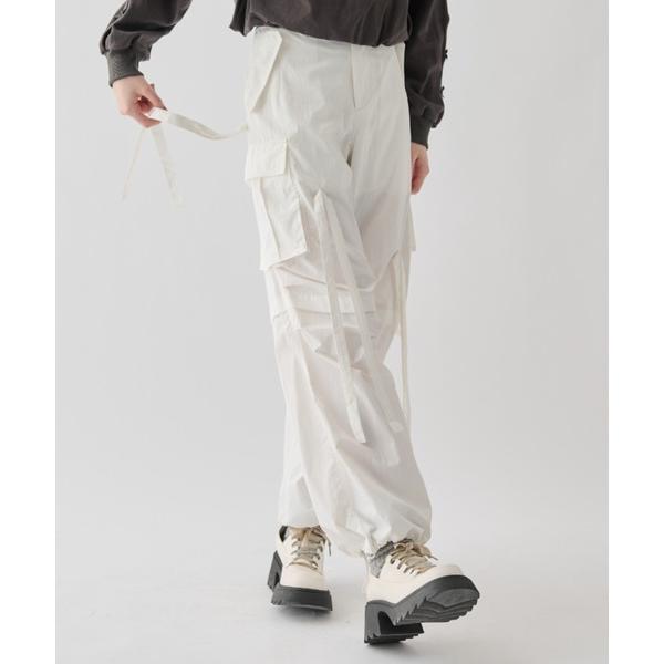 カーゴパンツ ribbon nylon cargo pants/リボンナイロンカーゴパンツ「Sサイズ...