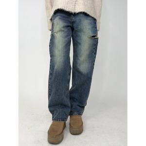 ジーンズ デニム デニムパンツ EGヴィンテージストレートパンツ レディース