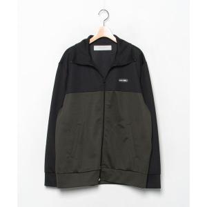 「GOLDEN GOOSE」 ジャージブルゾン X-LARGE ブラック×カーキ メンズ