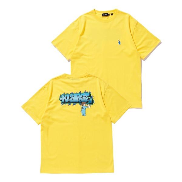 「XLARGE」 半袖Tシャツ LARGE イエロー メンズ