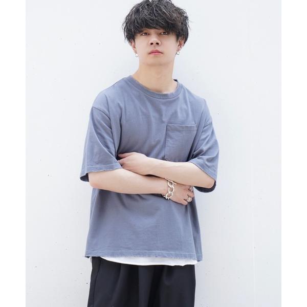 「INTER FACTORY」 半袖Tシャツ SMALL チャコールグレー メンズ