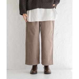 パンツ コーデュロイワイドパンツ「プチ・プラスサイズあり」 レディース