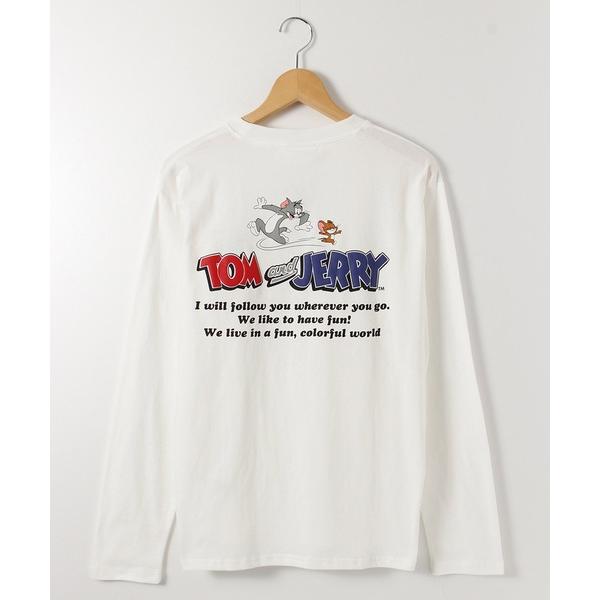 メンズ tシャツ Tシャツ 「TOM ＆ JERRY/トムとジェリー」ワンポイント刺繍/発砲プリント...