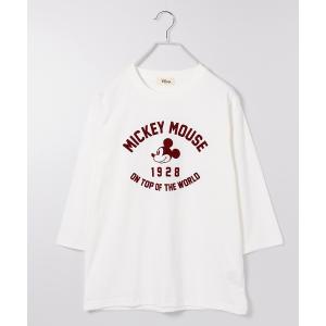 tシャツ Tシャツ レディース 「DISNEY/ディズニー」天竺7分袖プリントＴシャツ　ミッキーマウス・プーさん｜ZOZOTOWN Yahoo!店