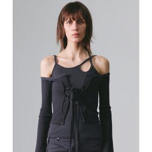 レディース カーディガン NACHE/ナチェ 2-PIECE BUSTIER CARDIGAN ２ピースカーディガン オフショル｜zozo