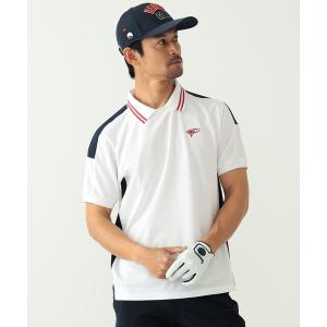 ポロシャツ メンズ BEAMS GOLF ORANGE LABEL / リブライン プルオーバー ポロシャツ｜zozo