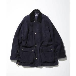 ステンカラーコート メンズ CAHLUMN/カウラム Goat Suede Hunting Jacket/ゴートスエード ハンティングジャケット｜zozo