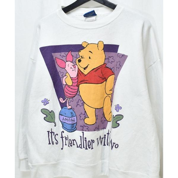 トレーナー スウェット 「ヴィンテージ古着」90's Disney/ディズニー くまのプーさん ピグ...
