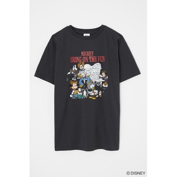 「Disney SERIES CREATED by MOUSSY」 半袖Tシャツ FREE ライトブ...