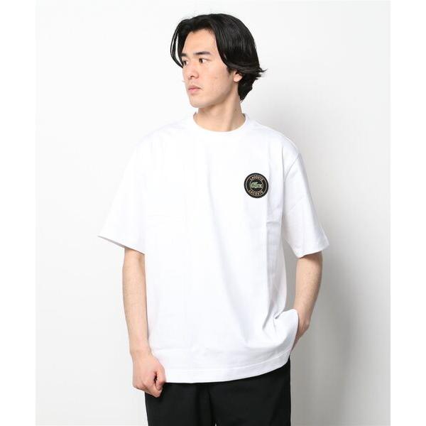 「LACOSTE」 半袖Tシャツ 2 ホワイト メンズ