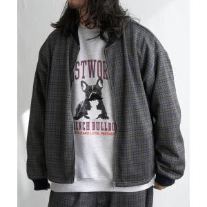 ブルゾン アウター ニットフリースブルゾン メンズ