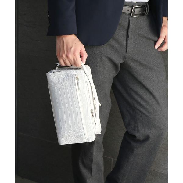 クラッチバッグ クロコダイルレザーメンズ セカンドバッグ メンズ