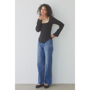 ALEXIA STAM（アリシアスタン） デニムジャケット gジャン Fringe Hem