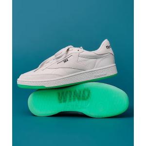 スニーカー メンズ Reebok CLUB C 85 atmos x WIND AND SEA / リーボック クラブシー 85 アトモス x ウィン｜ZOZOTOWN Yahoo!店