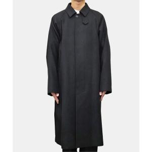 マックスマーラ　ヴィンテージ　アルパカ混　ステンカラーコート　ブラック　９ マックスマーラ ヴィンテージ アルパカ混 ステンカラーコート