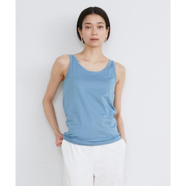 タンクトップ ノースリーブ スビン綿MIX天竺タンクトップ「A-GIRL’S 」 レディース