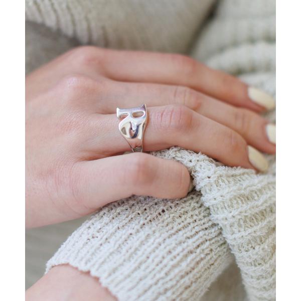 指輪 リング 「SYMPATHY OF SOUL／シンパシーオブソウル 」イニシャルリング R シル...