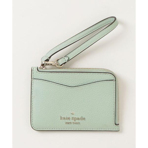 「kate spade new york」 カードケース ONESIZE グリーン レディース