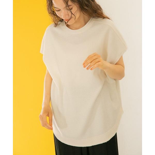 「niko and...」 半袖カットソー LARGE アイボリー レディース