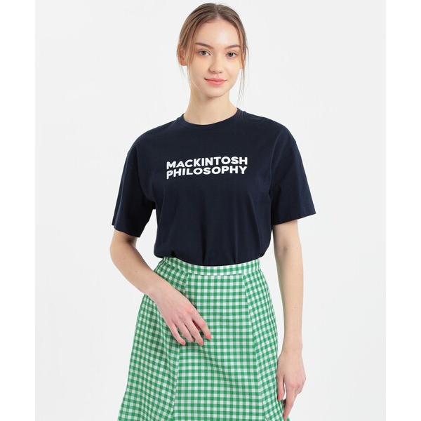 「MACKINTOSH PHILOSOPHY」 半袖Tシャツ 38 ダークネイビー レディース
