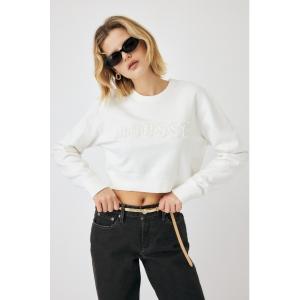 スウェット レディース PATCH DENIM MOUSSY プルオーバー｜ZOZOTOWN Yahoo!店