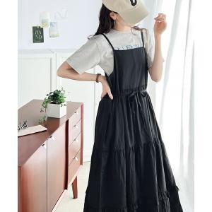 ワンピース 夏 3段ティアードで大人可愛い!シア...の商品画像