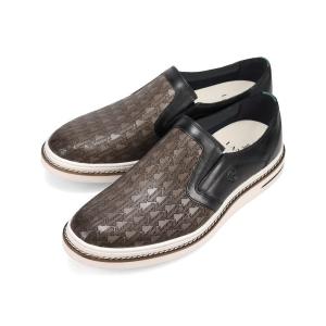 スリッポン ランバンオンブルー LANVIN en Bleu オンブルーシグネチャーロゴ レザースリッポンスニーカー 86513 メンズ