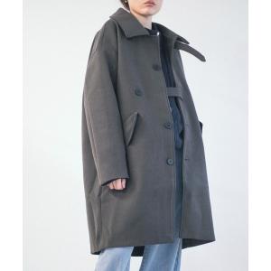 ステンカラーコート メンズ aimoha men SINGLE-BREASTED COAT シングルブレストコート｜zozo