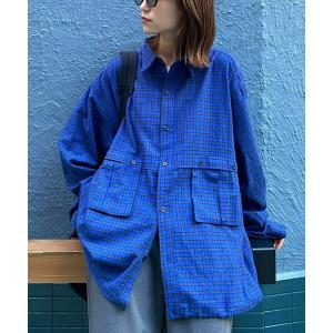 「CIAOPANIC TYPY」 長袖シャツ LARGE ブルー MEN