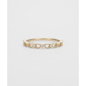 Jouete（ジュエッテ） 指輪 リング K10WG ピンキーリング オパール