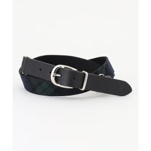 MAISON BOINET（メゾンボワネ） ベルト 革巻き メッシュベルト メンズ