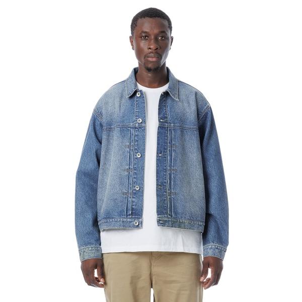 デニムジャケット gジャン Damaged Denim Jacket - Easy Fit / イー...