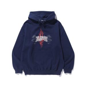 GOD SELECTION XXX ワンポイントジップアップパーカー S ブラック