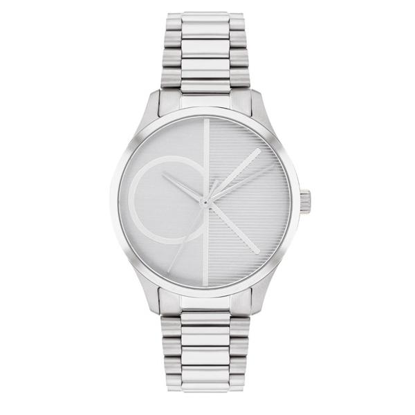 レディース 腕時計 「Calvin Klein/カルバンクライン」アイコニック - 32ｍｍ シルバ...