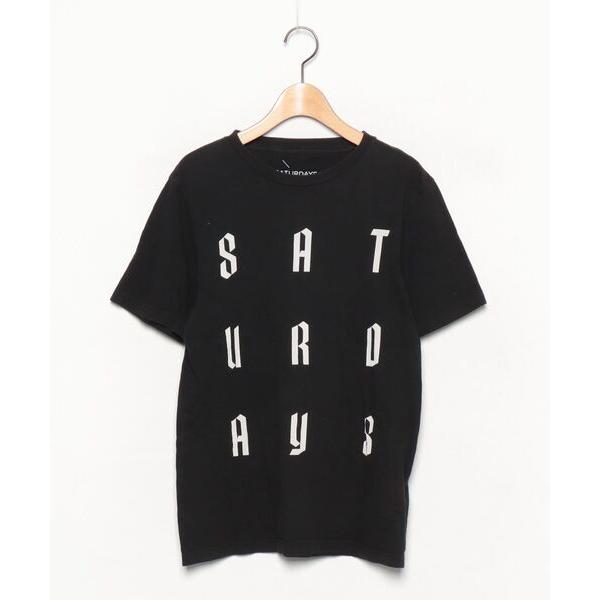 「Saturdays NYC」 半袖Tシャツ S ブラック メンズ