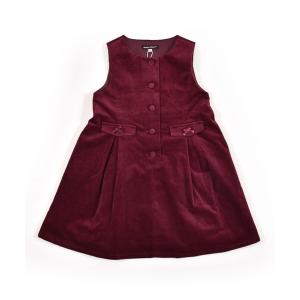 「BeBe」 「KIDS」ノースリーブワンピース 130 エンジ キッズ｜zozo