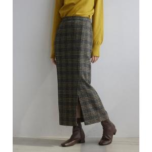 スカート 「FormequeI」チェックペンシルスカート