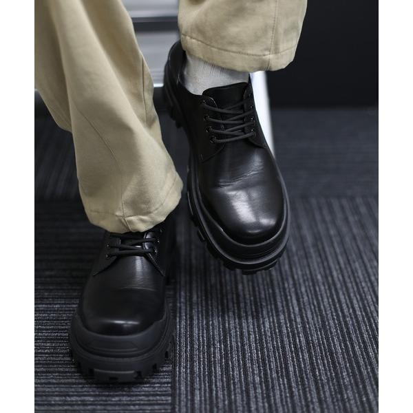 革靴 ビジネスシューズ 「shoes365」二層保護厚底ドレスシューズ メンズ