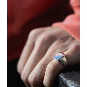 指輪 リング B:MING by BEAMS / シグネット リング シルバー925 メンズ レディース