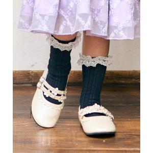 靴下 お花レースソックス キッズ 子供 女の子