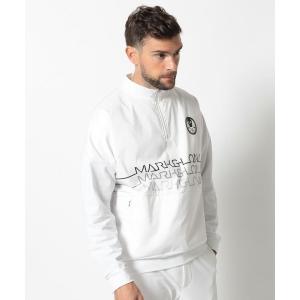 超美品】マークアンドロナ ボアプルオーバー イエロー系×カーキ 超美品】マークアンドロナ ボアプルオーバー イエロー系×カーキ