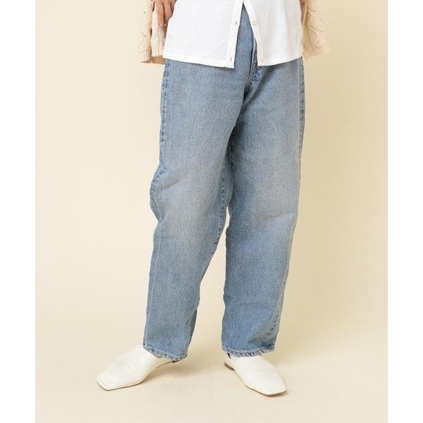 ジーンズ デニム デニムパンツ R4168 Ｎベーシックアンクルワイドストレート レディース