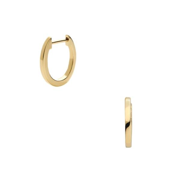 ピアス K18YG ゴールド フープピアス レディース